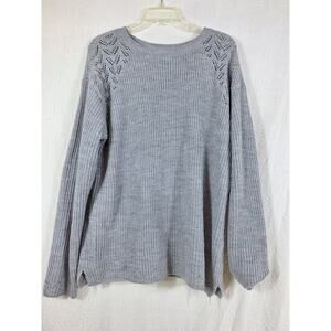 Women's sweater XL  by St John Bay gray